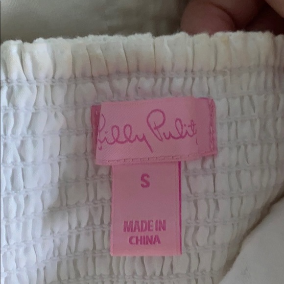 Lily Pulitzer Strapless White Dress - Picture 3 of 3